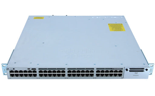 Cisco Catalyst 9300-48P-E - Detailed Side View with PoE Ports