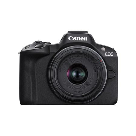 Canon EOS R50 Mirrorless Camera Kit: 18-45mm Lens, 32GB SD, Bag