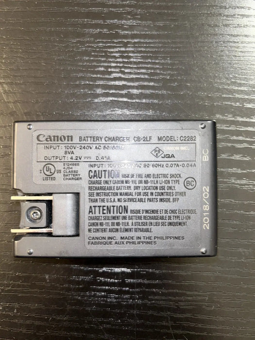 Canon CB-2LF Battery Charger for DSLR Cameras – 120V Wall Plug