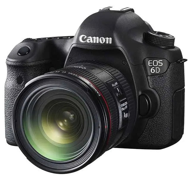Canon EOS 6D DSLR Camera with Canon 24-70mm f/4L Lens