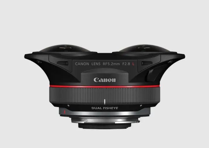 Canon RF 5.2mm F2.8 L Dual Fisheye Lens: Immersive 3D VR Capture