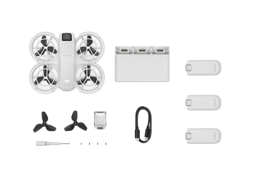 DJI Neo Palm‑Sized 4K Stabilized Drone with Triple Batteries
