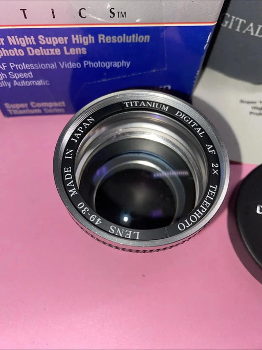 Digital Optics 2X AF Telephoto Lens 37mm Front High Resolution