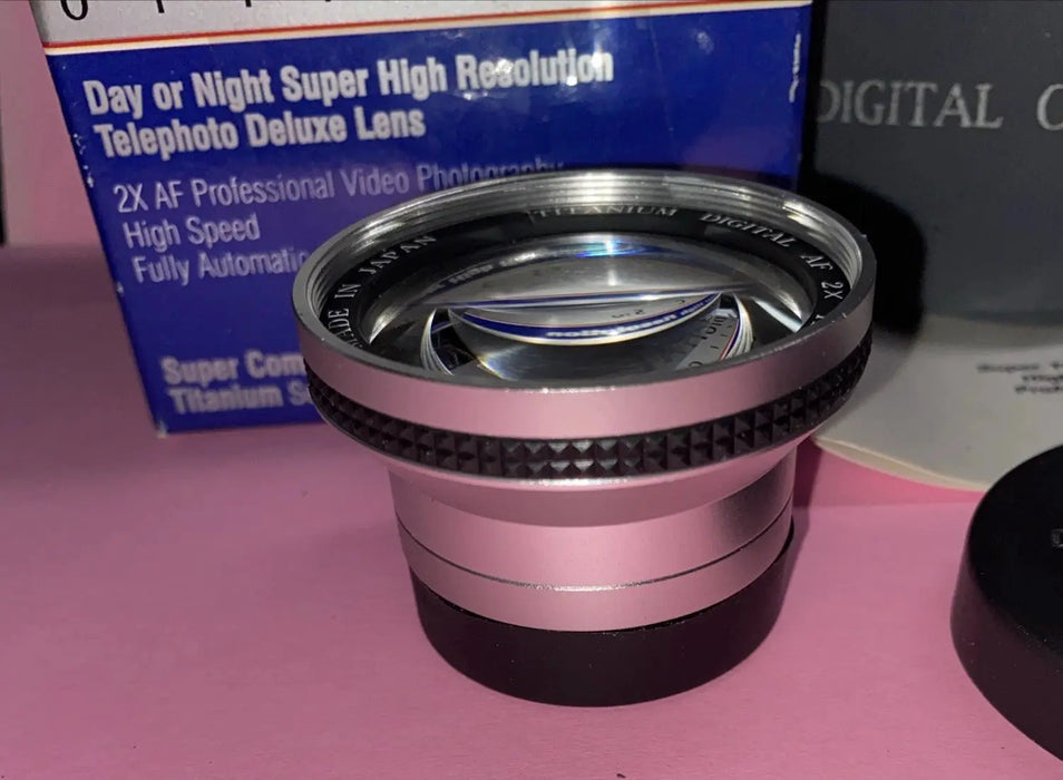 Digital Optics 2X AF Telephoto Lens 37mm Front High Resolution