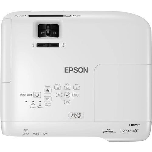 Epson PowerLite 982W 4200-Lumen WXGA 3LCD Projector V11H987020 - NJ Accessory/Buy Direct & Save