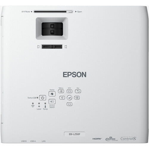 Epson PowerLite L250F 4500-Lumen Pixel-Shift Full HD Laser Network 3LCD Digital Signage Projector (White) V11HA17020 - NJ Accessory/Buy Direct & Save