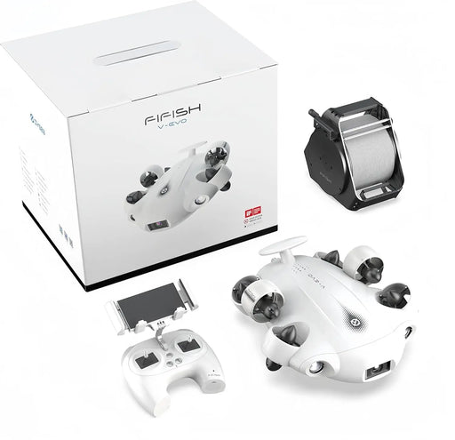 FIFISH V-EVO 4K Underwater Drone with AI Vision Lock 360° Omnidirectional Movement