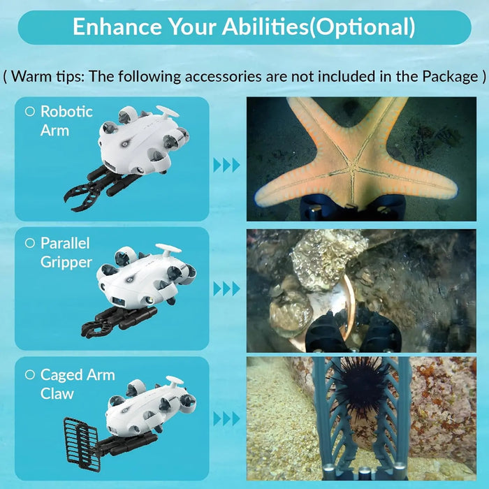 FIFISH V-EVO 4K Underwater Drone with AI Vision Lock 360° Omnidirectional Movement