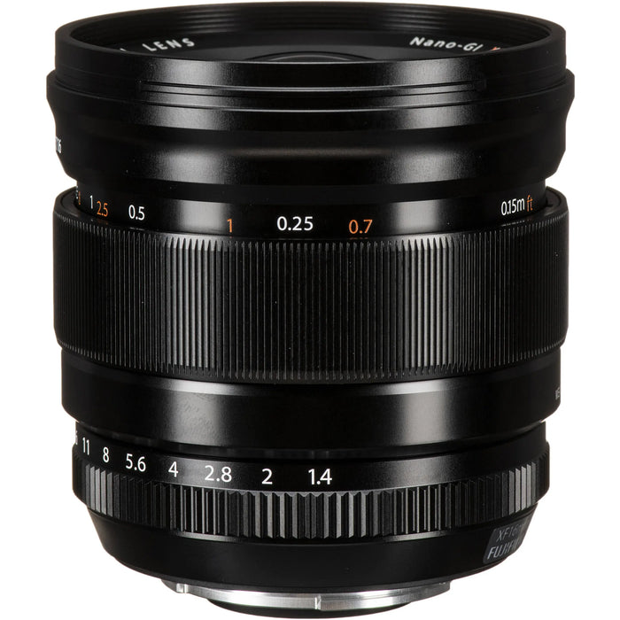 FUJIFILM XF 16mm f/1.4 R WR Wide-Angle Prime Lens for X-Mount Cameras