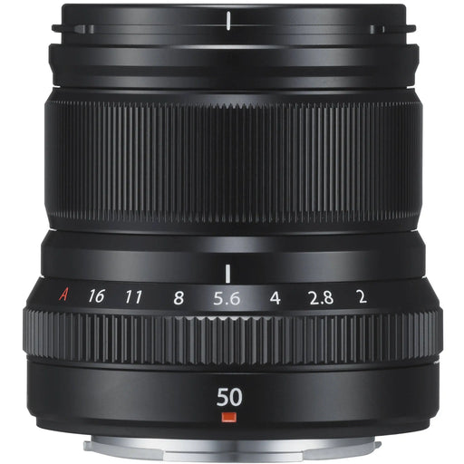 FUJIFILM XF 50mm f/2 R WR Black Prime Lens for X-Mount Cameras