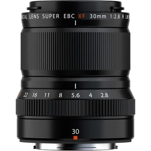 Fujifilm XF 30mm f/2.8 R LM WR Macro Lens, Weather-Sealed, Linear Motor, Black