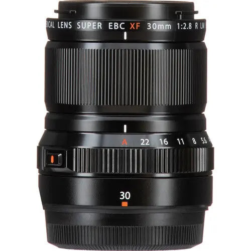 Fujifilm XF 30mm f/2.8 R LM WR Macro Lens, Weather-Sealed, Linear Motor, Black