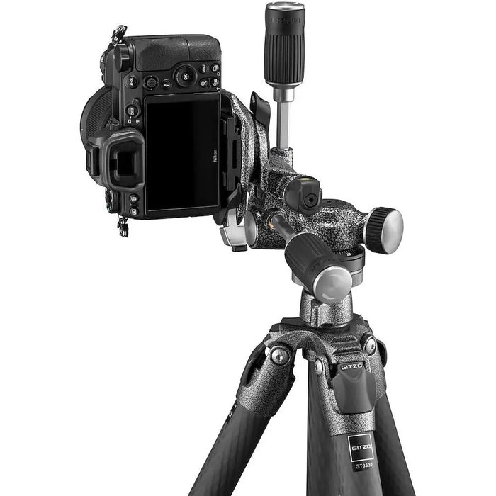 Gitzo GT3532 Mountaineer Series 3 Carbon Fiber Tripod with 3-Way Fluid Head