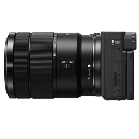 Sony Alpha a6400 Mirrorless Camera Kit: 24.2MP, 4K Video, Fast AF, 18-135mm Lens