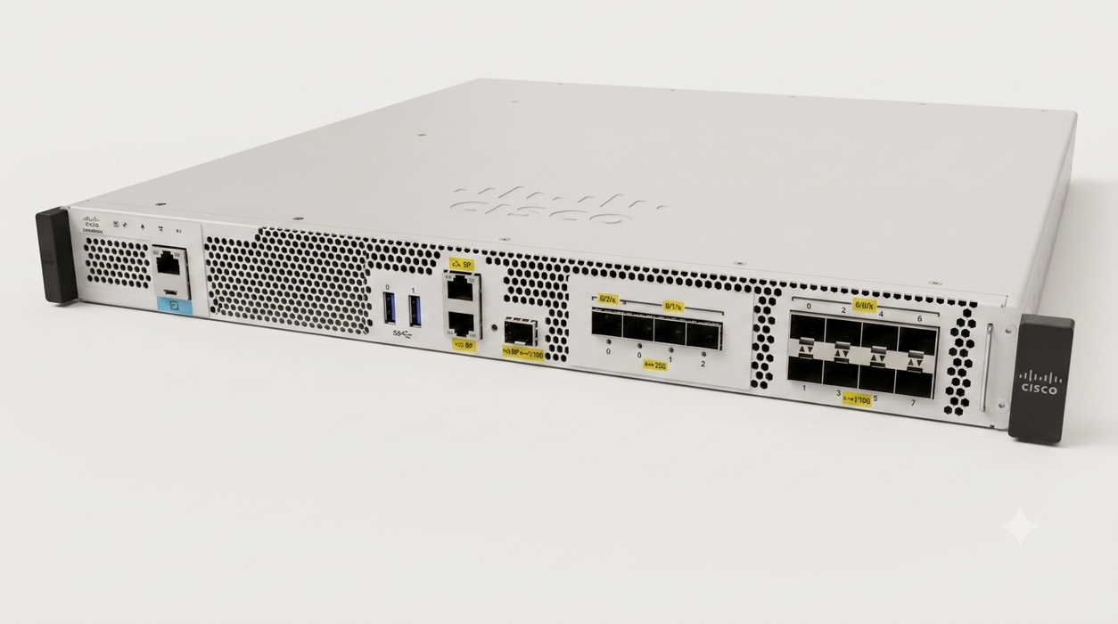 Cisco Catalyst CW9800H1 High-Performance Wireless Controller 100Gbps Wi-Fi 6/6E with 4x 25G Uplinks
