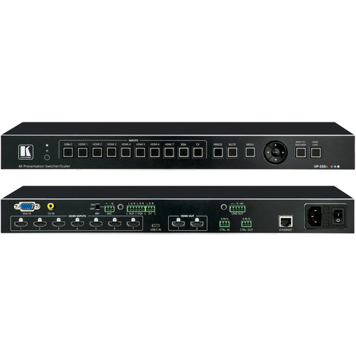 Kramer VP-550X 10x1 4K Multi-Input HDMI VGA USB-C Presentation Switcher with HDR