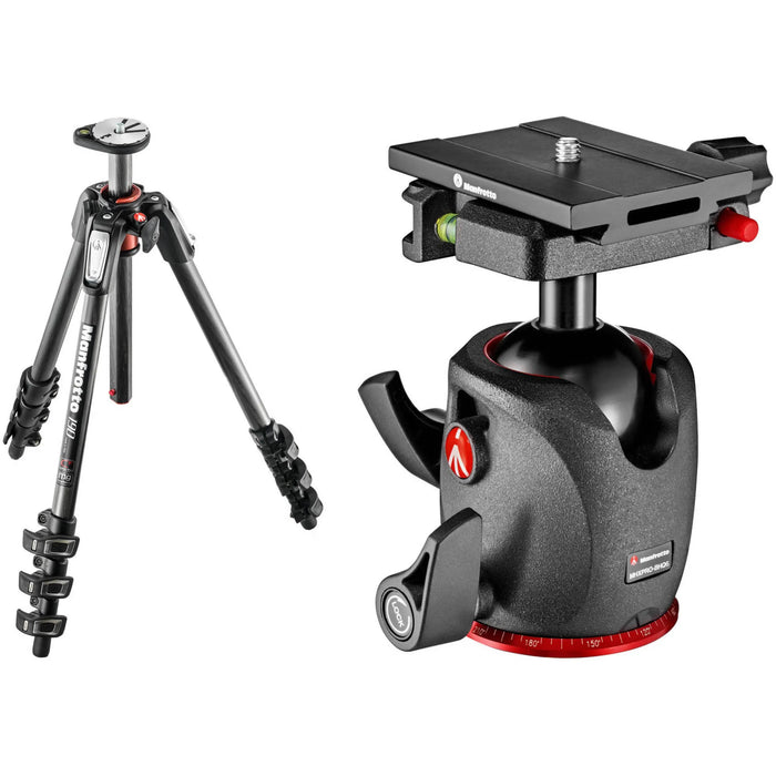 Manfrotto MT190CXPRO4 Carbon Fiber Tripod with XPRO Ball Head Quick Release System