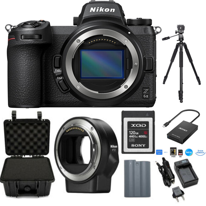 Nikon Z 6II Body + Sony 120GB XQD Package — view 1