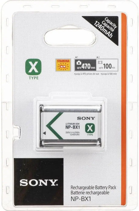Sony NP-BX1 Rechargeable Lithium-Ion Battery Pack — view 1