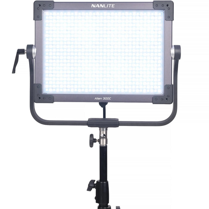 Nanlite Alien 300C RGB LED Light Panel with Gold Mount