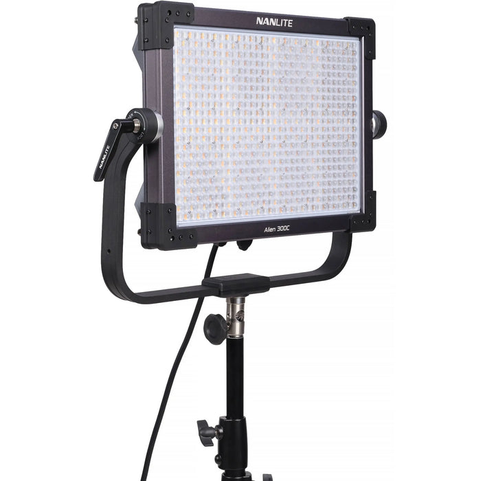 Nanlite Alien 300C RGB LED Light Panel with Gold Mount