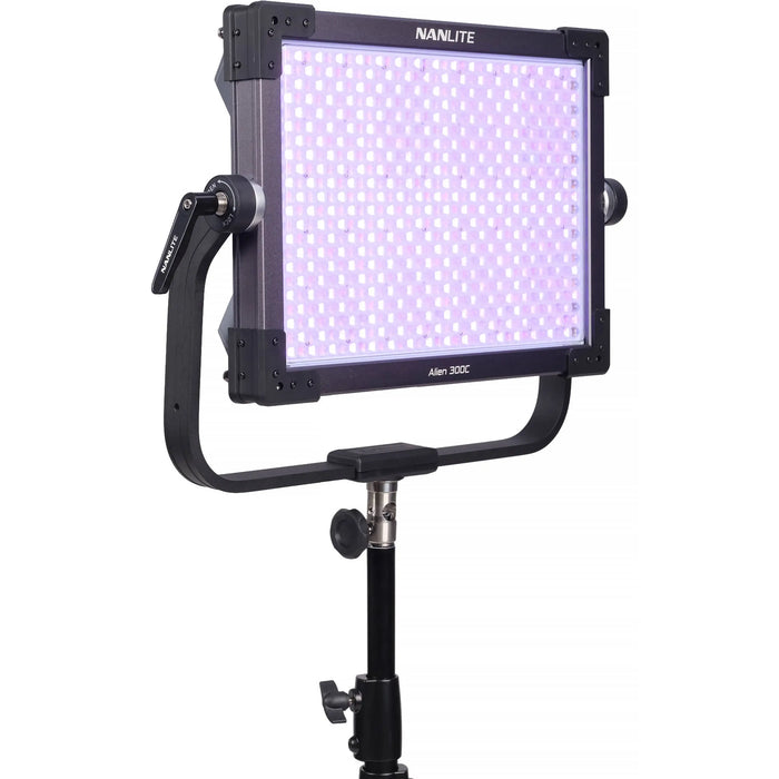 Nanlite Alien 300C RGB LED Light Panel with Gold Mount