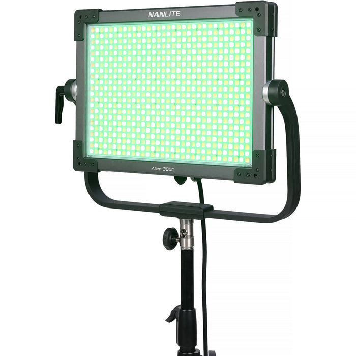 Nanlite Alien 300C RGB LED Light Panel with Gold Mount