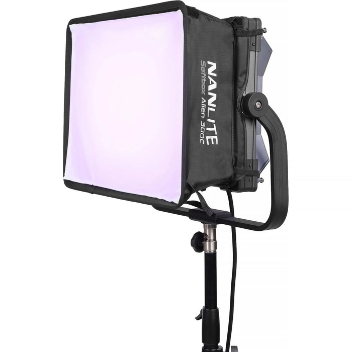 Nanlite Alien 300C RGB LED Light Panel with Gold Mount