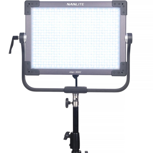 Nanlite Alien 300C RGBWW LED Light Panel, V-Mount, IP55, DMX, App Control