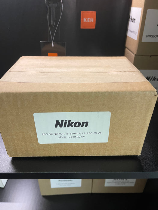 Nikon AF-S DX NIKKOR 16-85mm f/3.5-5.6G ED VR Lens (Used) 9/10 Condition