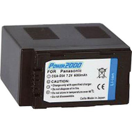 Power2000 CGA-D54 7.2V 6000mAh Lithium-Ion Camcorder Battery