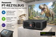 Panasonic PT-REZ15LBUG 15,000-lumen WUXGA laser projector, front view