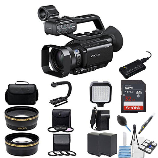 Sony PXW-X70 Professional XDCAM Compact Camcorder Pal & Advanced Accessories Kit