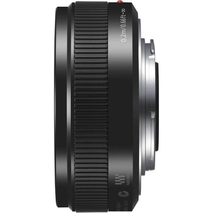 Panasonic Lumix G 20mm f/1.7 II ASPH. Micro Four Thirds Lens, Bright Prime, Black