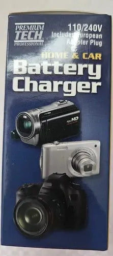 Premium Tech 110/240V European Battery Charger for Home and Car
