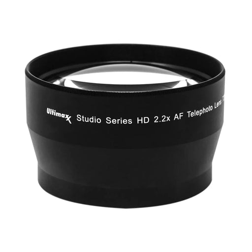 Professional 2.2x Telephoto Lens with 49mm Filter and Protective Pouch