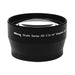 Professional 2.2x Telephoto Lens with 49mm Filter and Protective Pouch