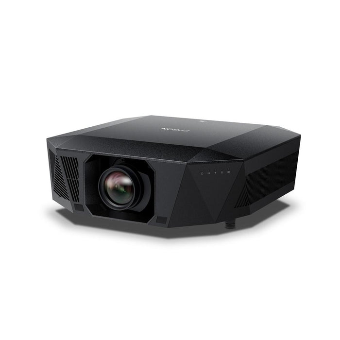 Epson QL3000B 4K laser projector, front three-quarter angle showing the lens and top-mounted Epson logo
