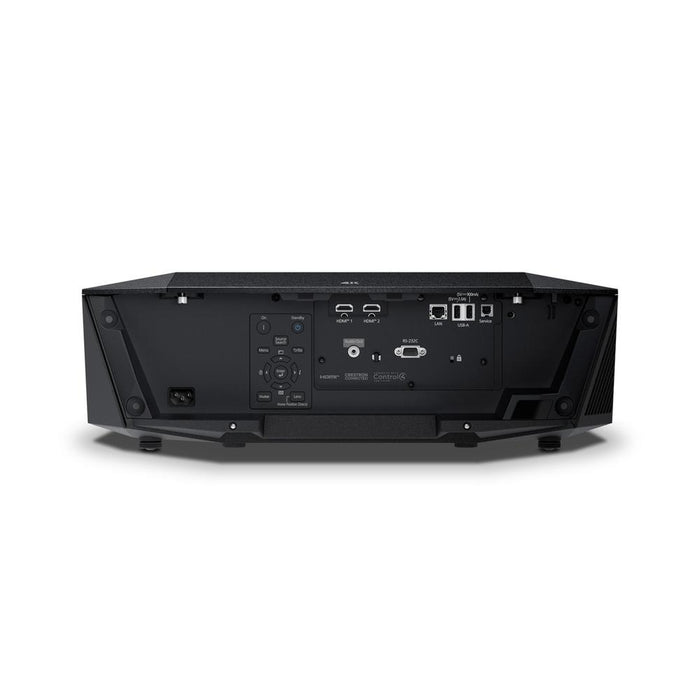 Epson QL3000B rear connection panel with dual HDMI 2.1, LAN, USB-A and RS-232C ports