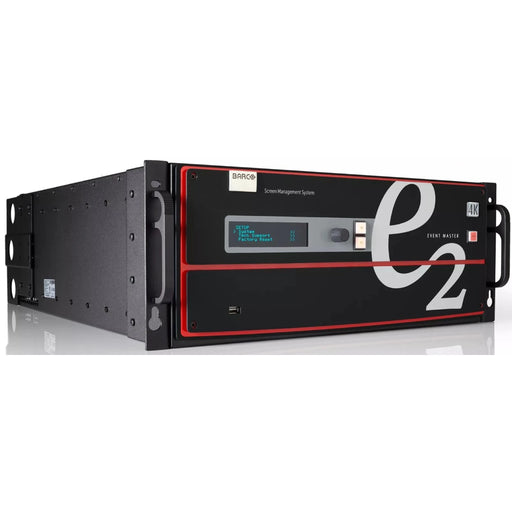 Barco R9009203 E2 Gen 2 4K video processor with 8 VPUs, front view