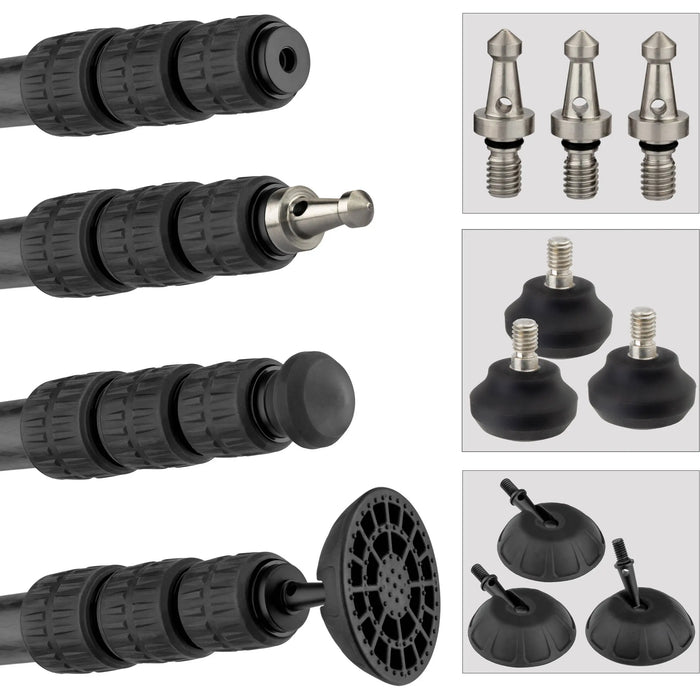 Robus RC-8860 Vantage 5 Carbon Fiber Tripod with Triple Action Ball Head