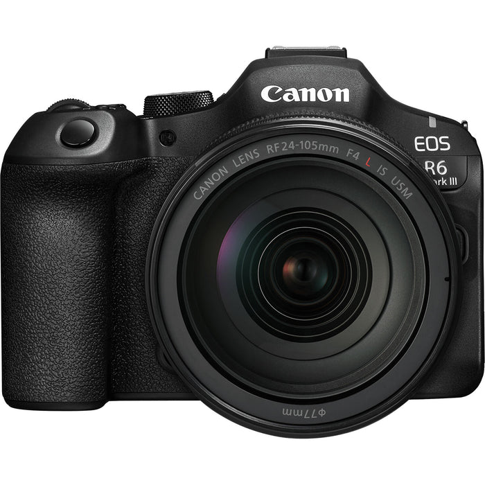 Canon EOS R6 Mark III Mirrorless Camera: 32.5MP, 40fps, 24-105mm f/4 Lens