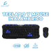ELE-GATE Wireless Keyboard and Mouse Kit (ST.03) Spanish Spain Black Color reliable wireless connection_Allows you to work or play up to 10 meters away. - NJ Accessory/Buy Direct & Save