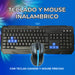 ELE-GATE Wireless Keyboard and Mouse Kit (ST.03) Spanish Spain Black Color reliable wireless connection_Allows you to work or play up to 10 meters away. - NJ Accessory/Buy Direct & Save