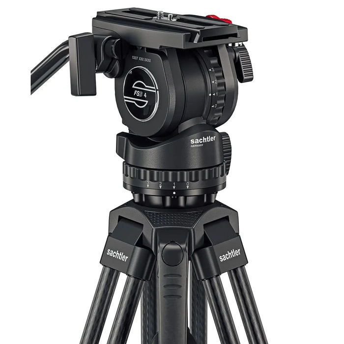 Sachtler FSB4 Fluid Head with 75/2 CF Tripod Spreader