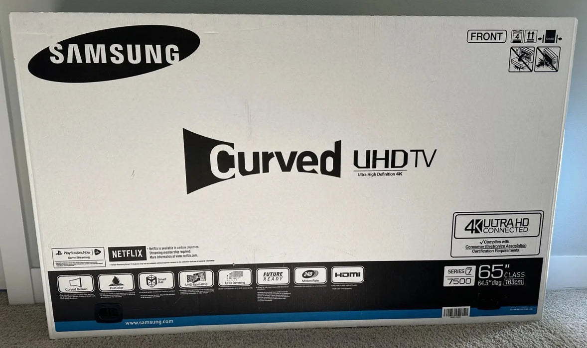 Samsung Curved 65-Inch 4K Ultra HD 3D Smart LED TV