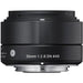 Sigma 30mm f/2.8 DN Lens for Sony E-mount Cameras (Black) — view 1