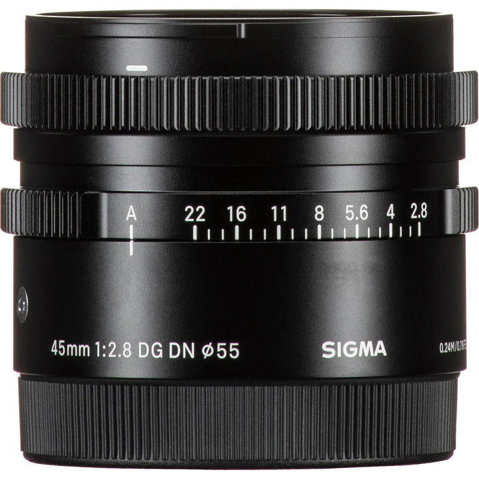 Sigma 45mm f/2.8 DG DN Contemporary Full-Frame E-Mount Lens for Sony Cameras