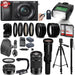 Sony Alpha A6300 Mirrorless Black Digital Camera with 16-50mm, 55-210mm & 500mm Preset Lens Supreme Bundle