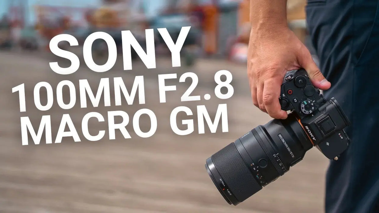 Sony FE 100mm f/2.8 GM OSS Macro Lens – Ultra‑Sharp Black